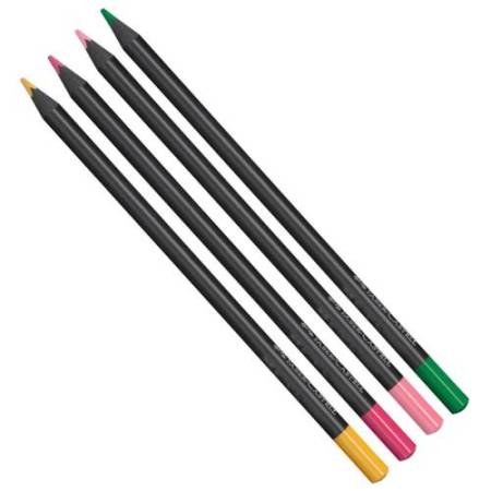 Matite colorate triangolare Black Edition - colori assortiti - Faber-Castell - conf.36 pezzi