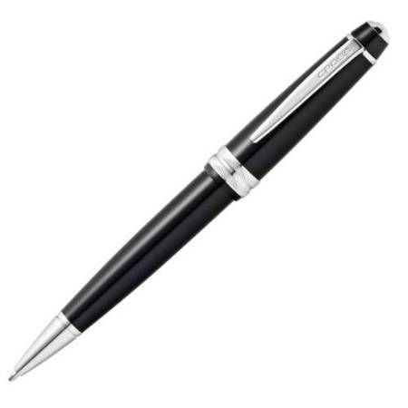 Penna sfera Bailey Light - punta F - fusto nero/cromo - Cross