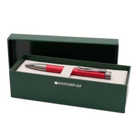 Penna sfera Ritma - punta M - fusto rosso - Monteverde