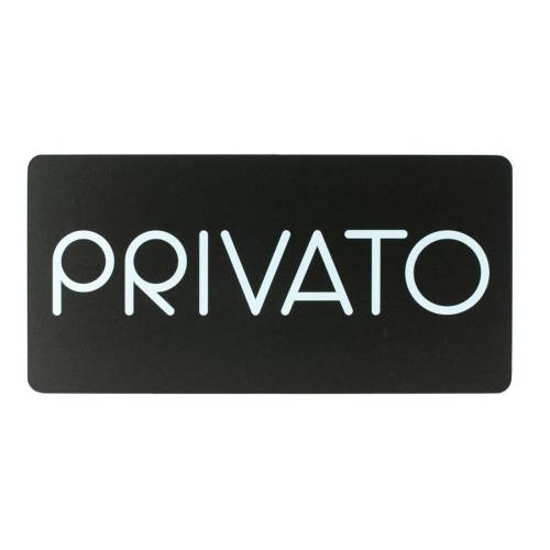 Pittogramma adesivo - Privato - 32,5...