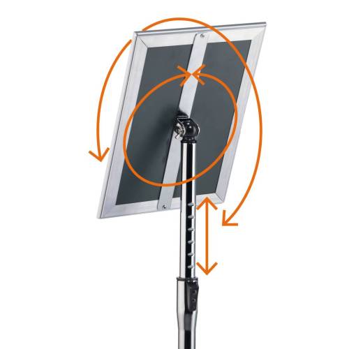 Espositore con cornice a scatto -...