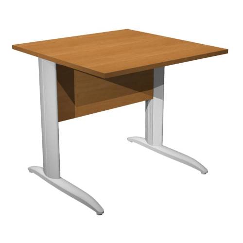 Scrivania lineare Easy - 80 x 80 x 72...