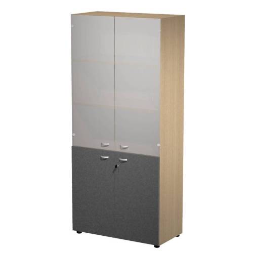 Armadio alto con ante superiori in...