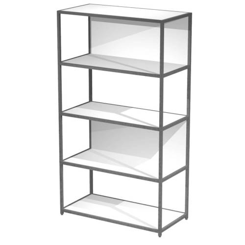 Libreria 5 ripiani Modular - 90 x 44...