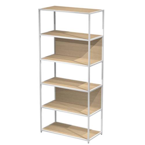 Libreria 6 ripiani Modular - 90 x 44...