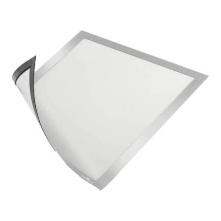 Cornice espositiva Duraframe - A4 - 21 x 29,7 cm - silver - Durable - conf. 10 pezzi