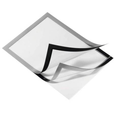 Cornice espositiva Duraframe - A4 - 21 x 29,7 cm - silver - Durable - conf. 10 pezzi