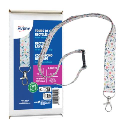 Cordoncino per portabadge - in Rpet -...
