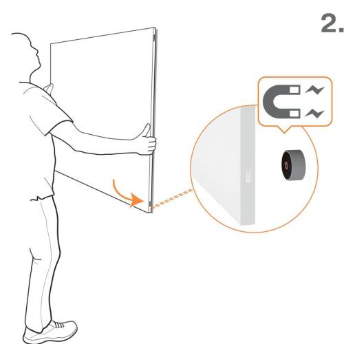 Lavagna Bianca Magnetica Infinity -...