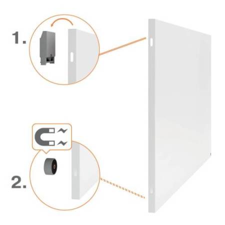 Lavagna Bianca Magnetica Infinity - 120 x 90 cm - Nobo