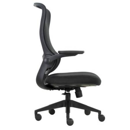 Seduta operativa ergonomica Aurora CHLN18 - braccioli regolabili - nero - Unisit