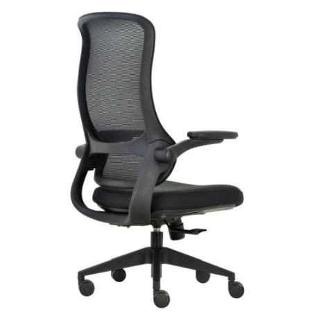 Seduta operativa ergonomica Aurora CHLN18 - braccioli regolabili - nero - Unisit