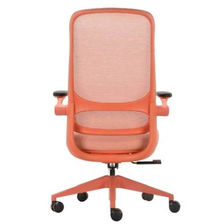 Seduta operativa ergonomica Aurora CHLN18 - braccioli regolabili - rosso - Unisit