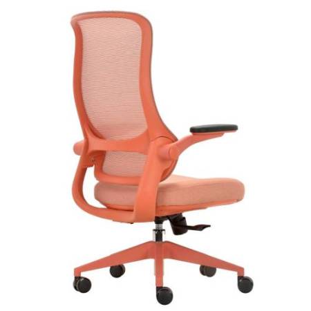 Seduta operativa ergonomica Aurora CHLN18 - braccioli regolabili - rosso - Unisit