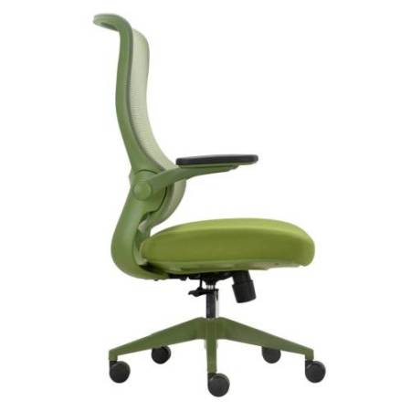 Seduta operativa ergonomica Aurora c/braccioli regolabili verde Unisit