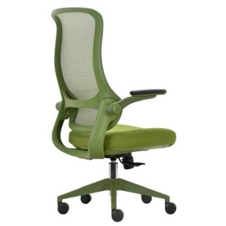 Seduta operativa ergonomica Aurora c/braccioli regolabili verde Unisit