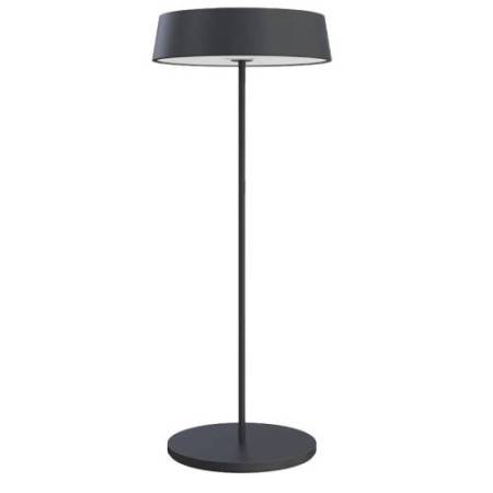 Lampada da tavolo 901 - c/aggancio magnetico - 10 x 30 cm - alluminio - nero - Palmina