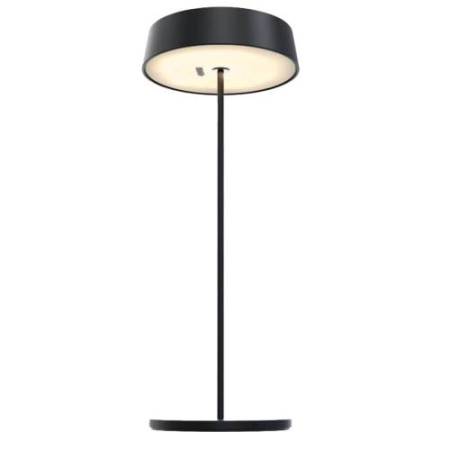 Lampada da tavolo 901 - c/aggancio magnetico - 10 x 30 cm - alluminio - nero - Palmina