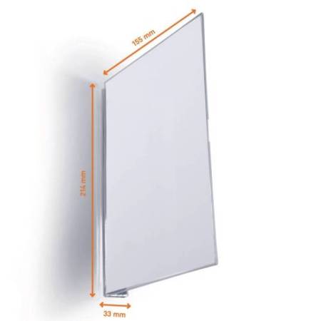 Cartello da corsia a bandiera - magnetico - A5 verticale - PET - Durable - conf. 10 pezzi