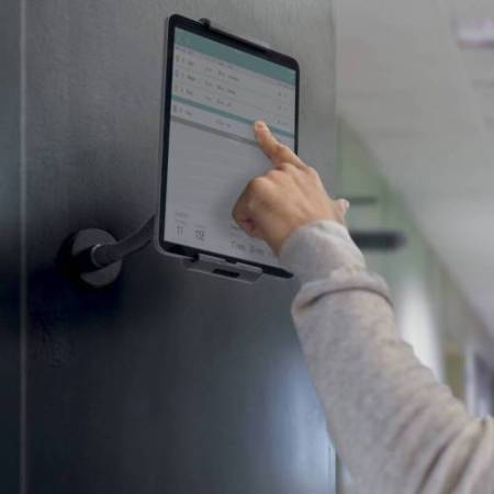 Supporto da tavolo o parete per tablet - TOUGH WALL/TABLE - da 7" a 13" - ruotabile di 360° - Durable