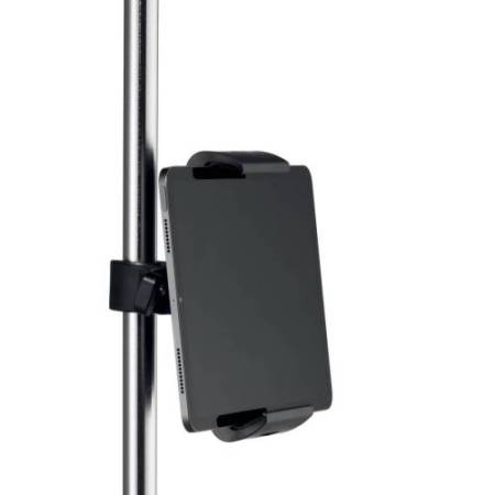 Supporto per tablet con morsetto tubolare - TOUGH CLAMP XL - da 7" a 13" con cover - ruotabile di 360° - Durable