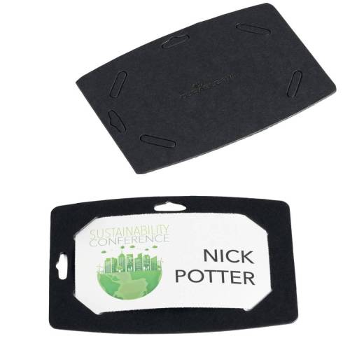 Portanome in cartoncino riciclato -...