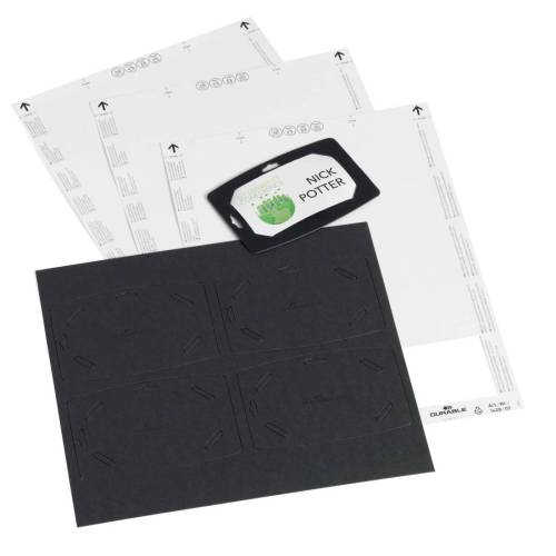 Portanome in cartoncino riciclato -...