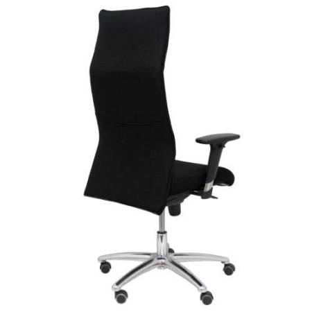 Poltrona direzionale Albacete - con braccioli regolabili e schenale alto - nero - Piqueras y Crespo