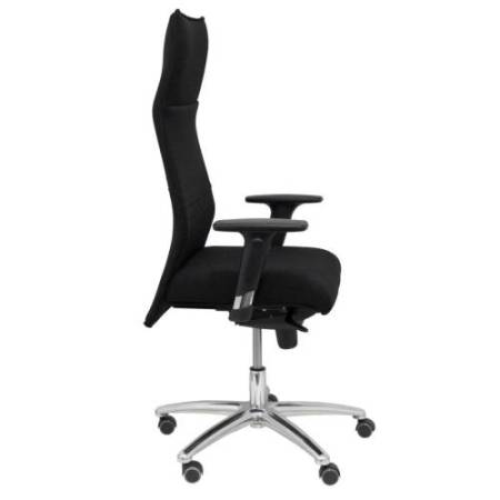 Poltrona direzionale Albacete - con braccioli regolabili e schenale alto - nero - Piqueras y Crespo