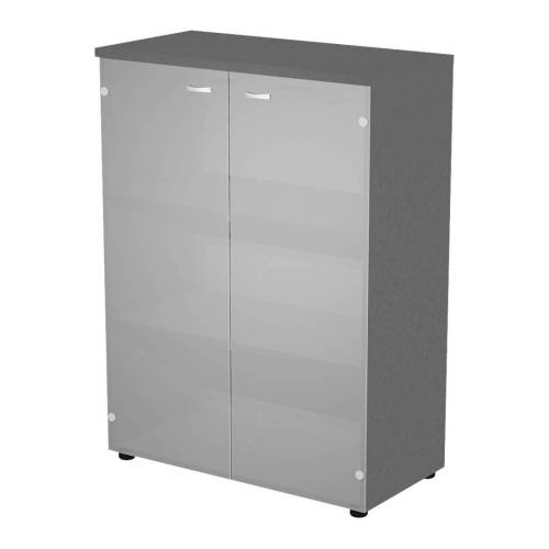 Armadio modulare - a 2 ante vetro -...