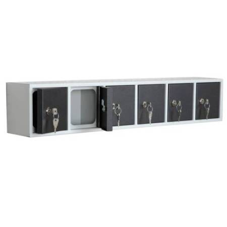 Casellario componibile Annabox - 6 porte - grigio/antracite - Metalpus