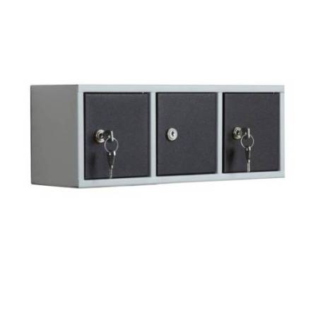 Casellario componibile Annabox - 3 porte - grigio/antracite - Metalpus