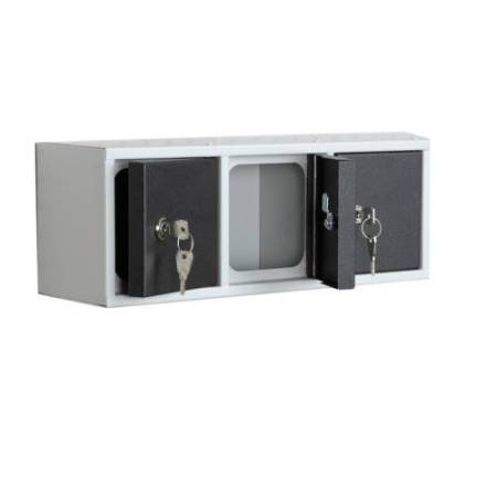 Casellario componibile Annabox - 3 porte - grigio/antracite - Metalpus