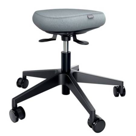 Sgabello Active - con ruote - grigio - Leitz