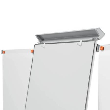 Lavagna portablocco Classic con ruote - 100 x 70 cm - bracci estensibili - bianco - Nobo