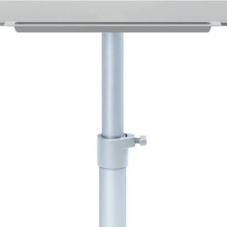 Lavagna portablocco Classic con ruote - 100 x 70 cm - bracci estensibili - bianco - Nobo