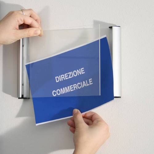Porta targa appendibile Wall Sign -...