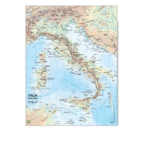 Carta geografica Italia - scolastica...