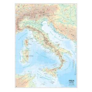 Carta geografica Italia -...