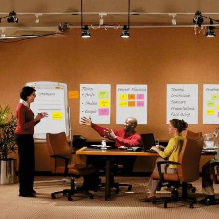 Blocco da parete Super Sticky - 559RP - 63,5 x 77,5 cm - carta riciclata - bianco - 30 fogli - Post-it