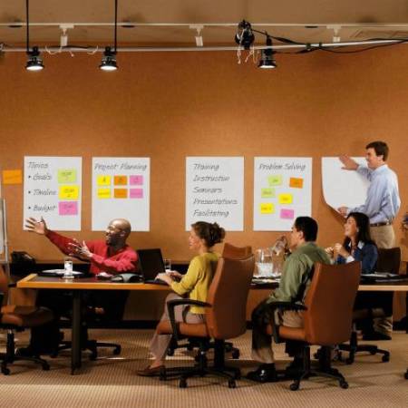 Blocco da parete Super Sticky - 559RP - 63,5 x 77,5 cm - carta riciclata - bianco - 30 fogli - Post-it