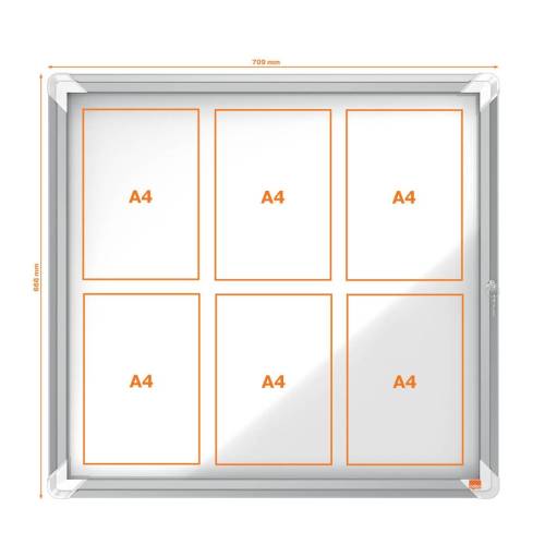 Bacheca per interni - fondo magnetico...