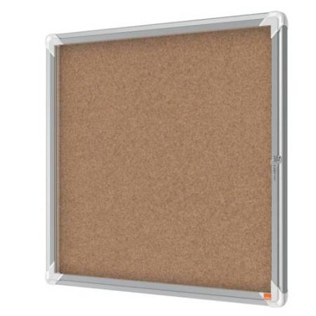 Bacheca per interni - fondo in sughero - 6 fogli A4 - orizzontale - Nobo