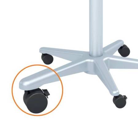 Lavagna portablocco Classic con ruote - 100 x 67,5 cm - bianco - Nobo