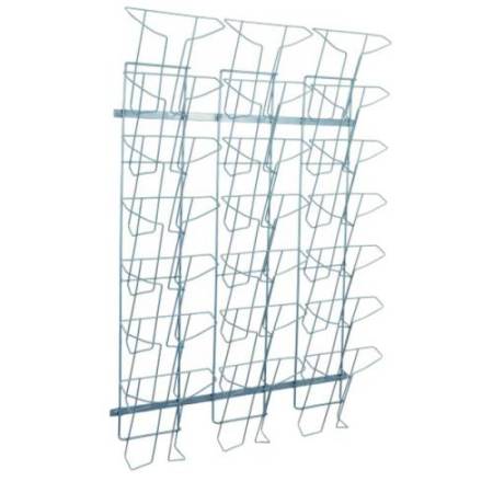 Espositore da parete - metallo - 21 tasche A4 - Alba