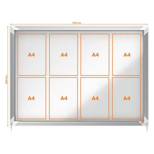 Bacheca per interni - fondo in...