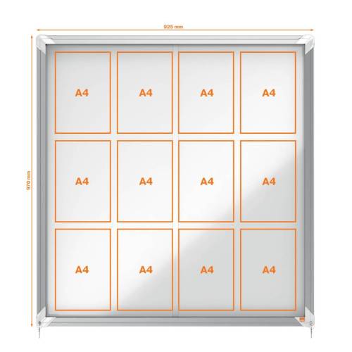 Bacheca per interni - fondo in...