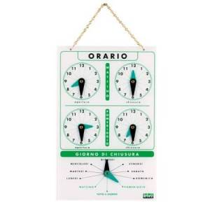 Cartello orario con...