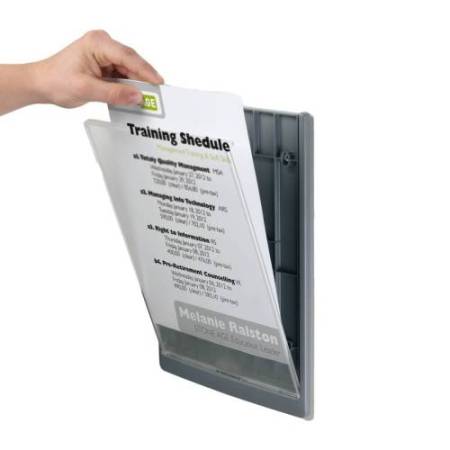 Targa per porte/pareti Click Sign - 14,9 x 5,3 cm - Durable