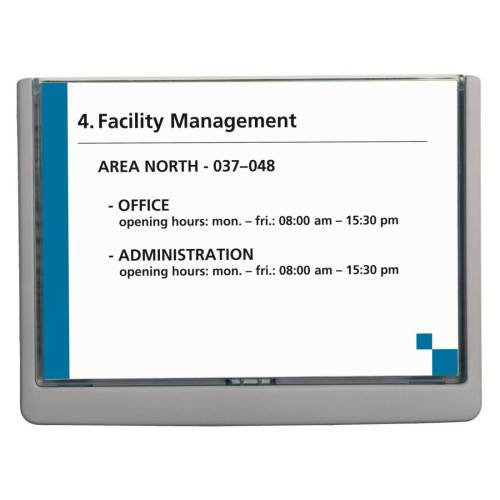 Targa per porte/pareti Click Sign -...